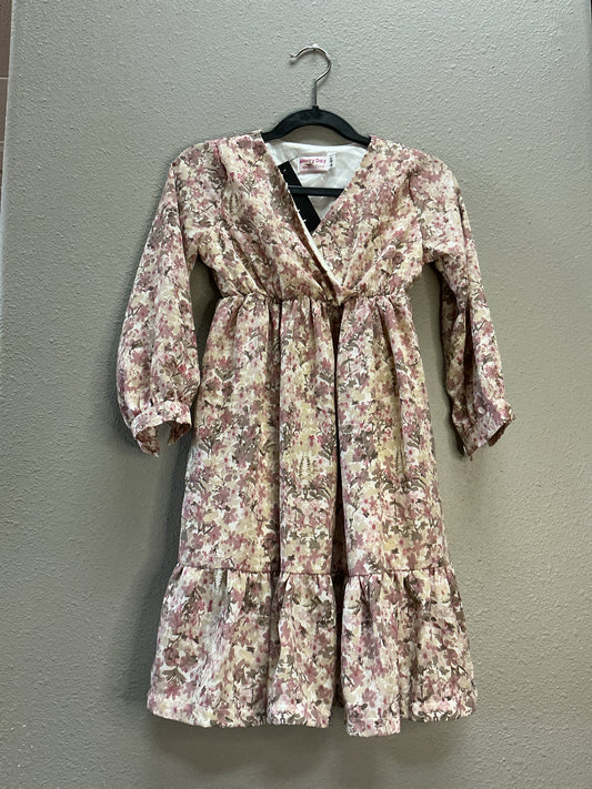 4/5T Blush Floral Dress