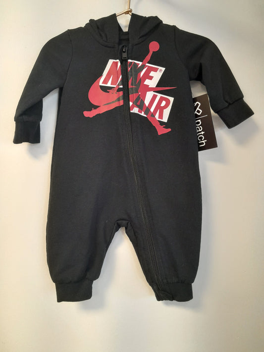 3m Nike Romper - Black/Red