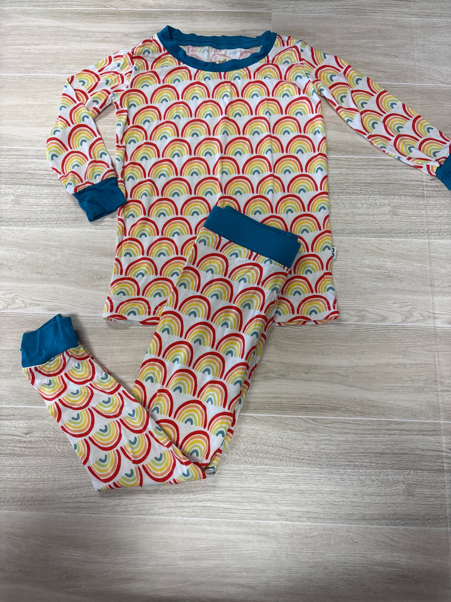 12-18m Little Sleepies Rainbows Long Sleeve Pajama Set