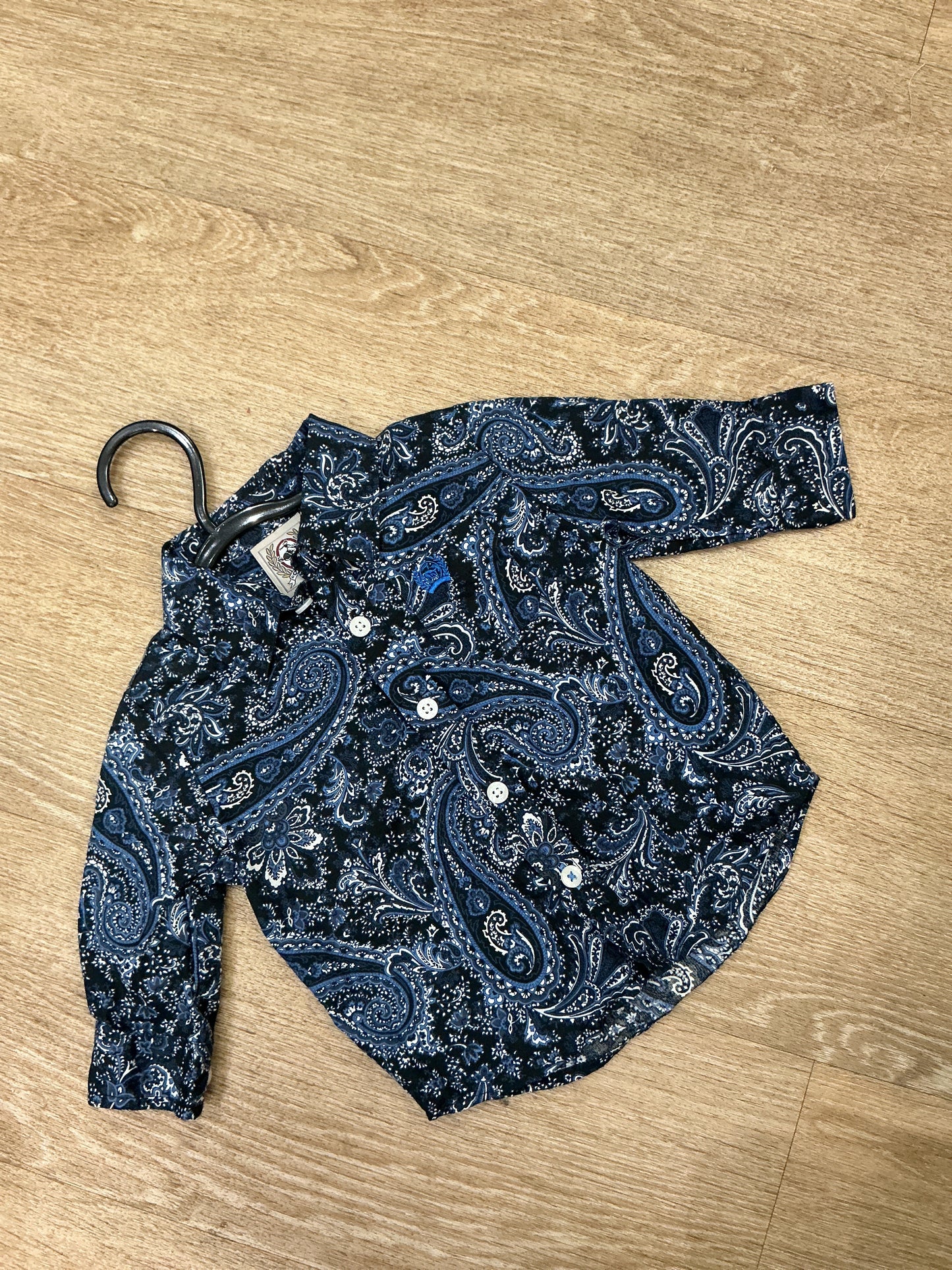 3-6m Cinch Paisley Button Up Shirt