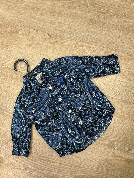 3-6m Cinch Paisley Button Up Shirt