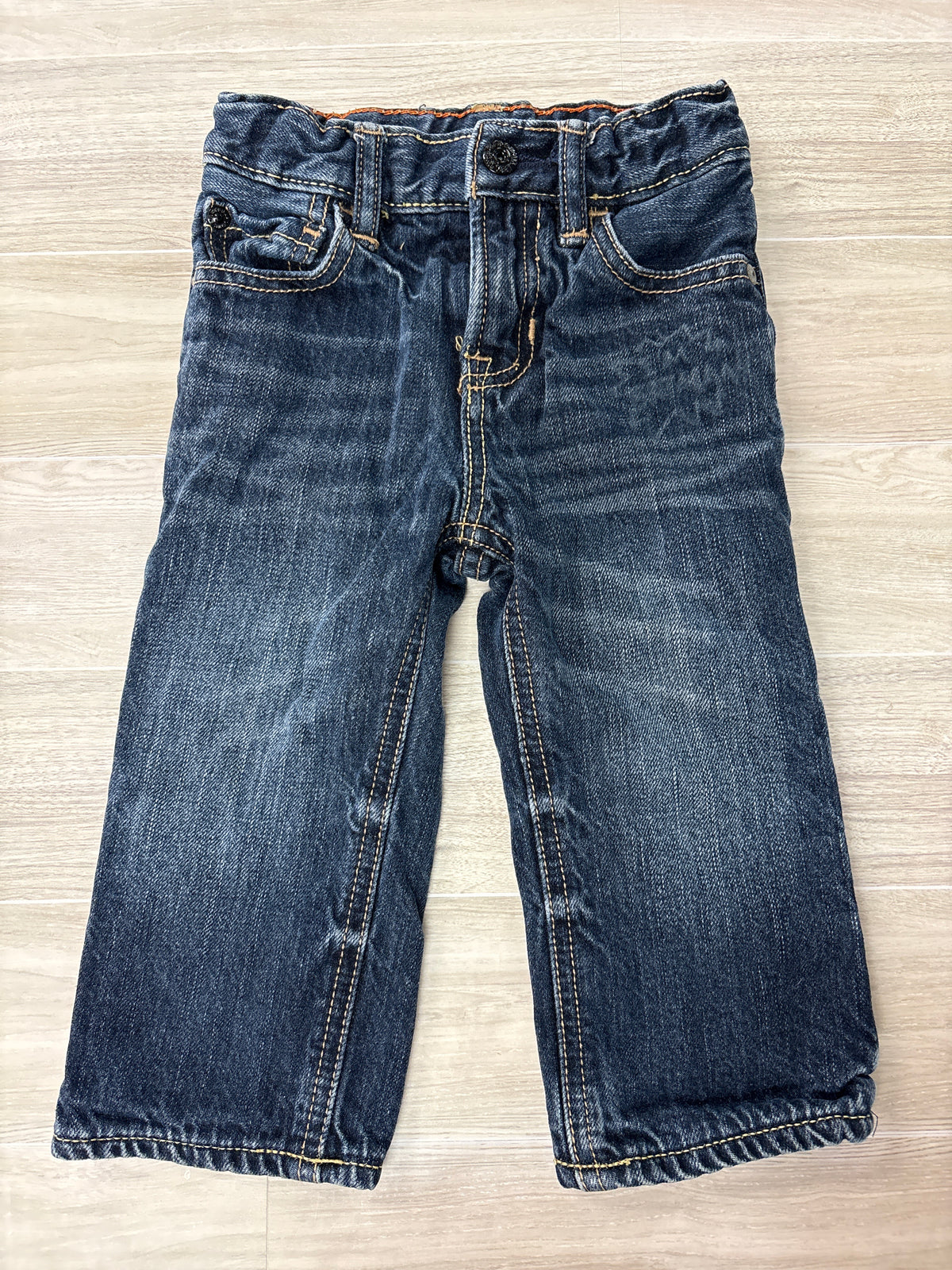 12-18m Gap/Junk Food Dark Wash Lined Denim