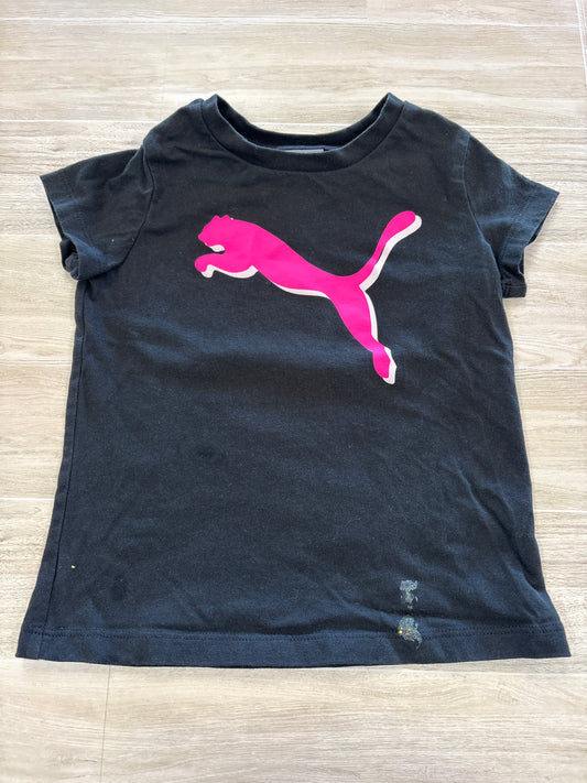 3/4 Black Puma Graphic Tee