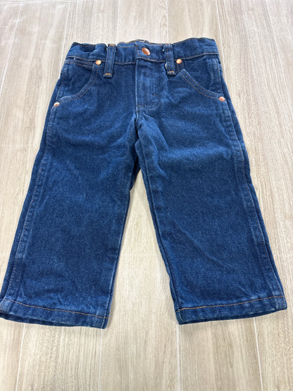 12m Wrangler Dark Wash Denim Pants