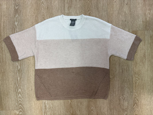 Womens XL Knit Colorblock Sweater