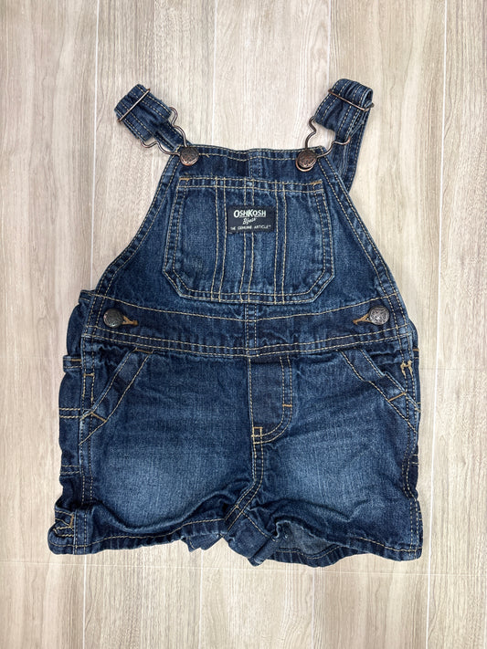 12m OshKosh Denim Shortie Overalls