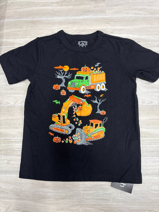 4T Dump Truck Jack-o-Lantern Graphic Shirt