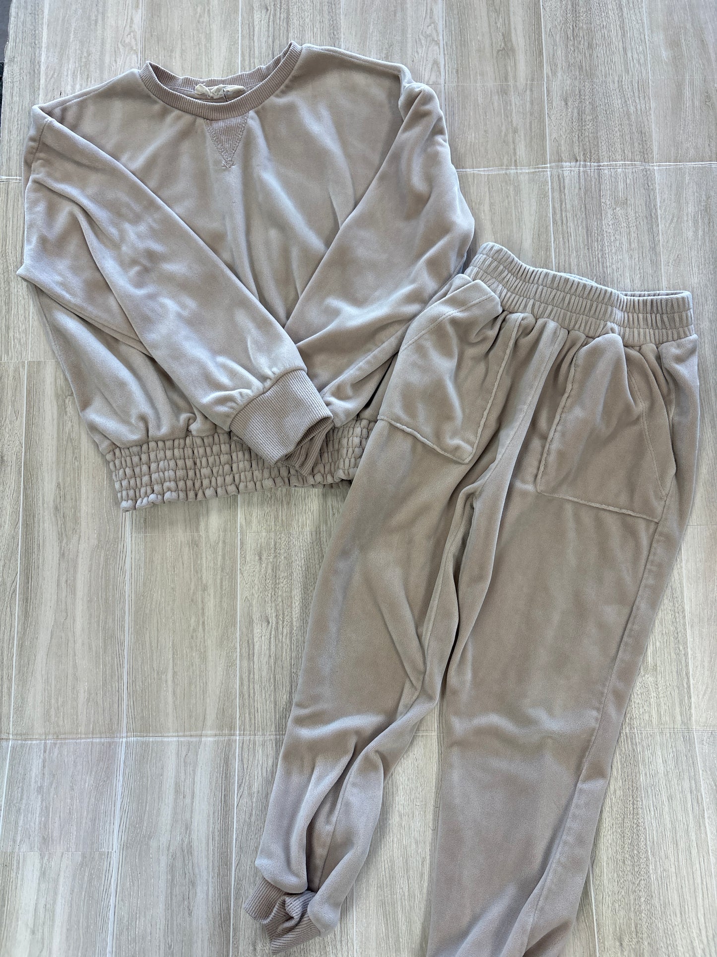 8 Blush Velour 2 Piece Set - Blemish