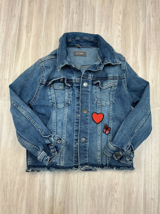6 Heart Patch Denim Jacket