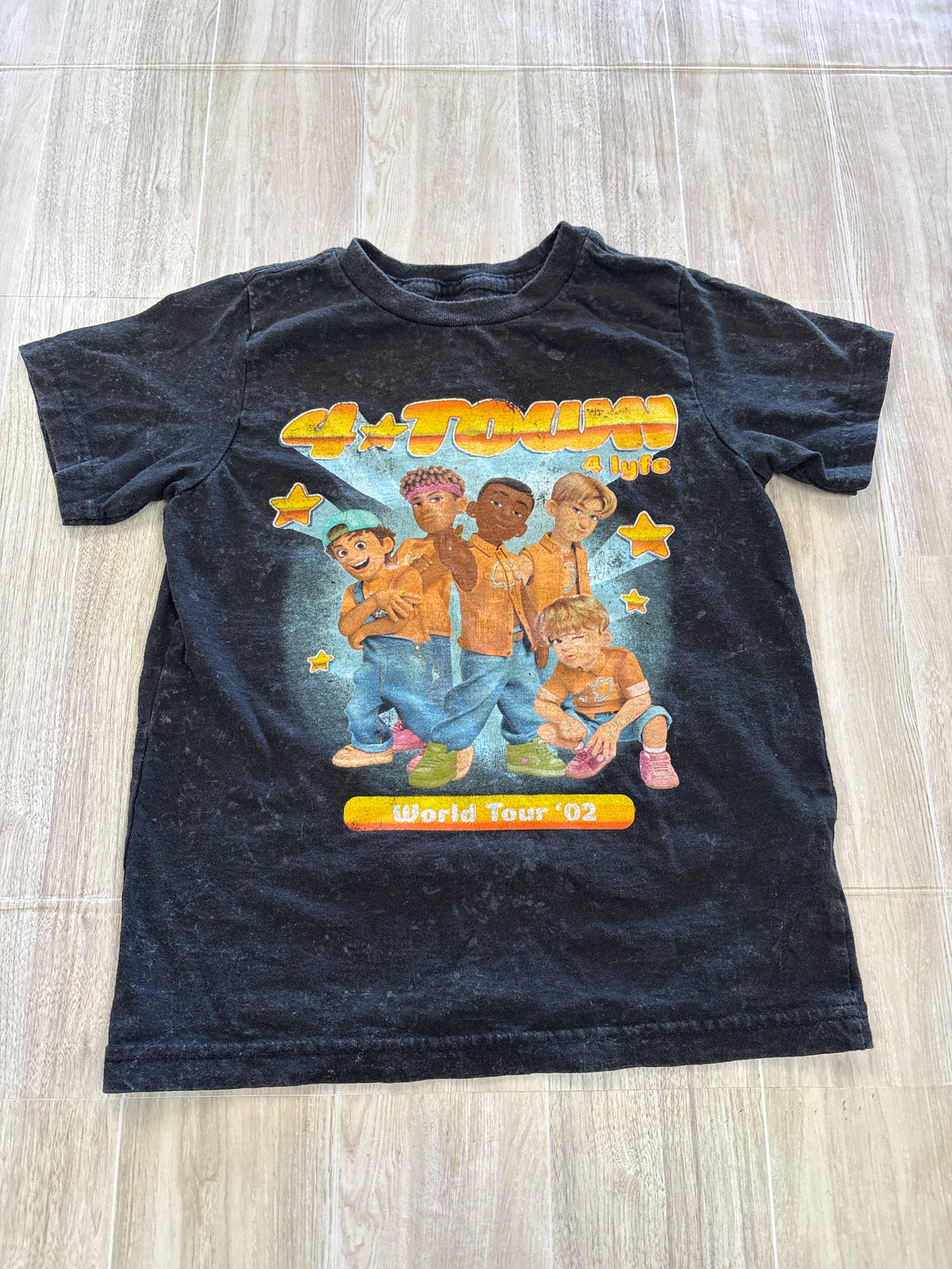 4T Black 4 Town Graphic Tee
