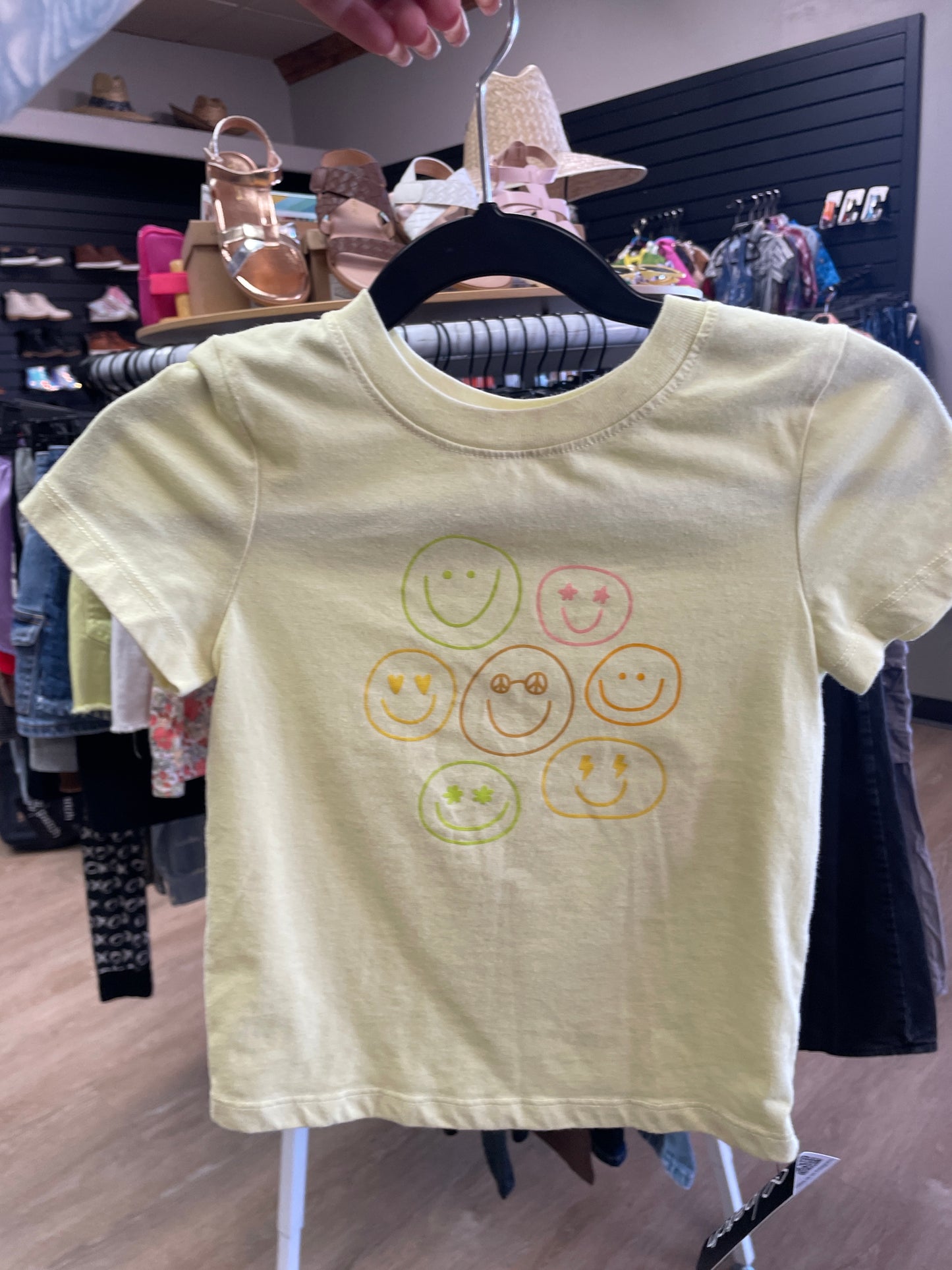2T Yellow Smiley Shirt - BLEMISH