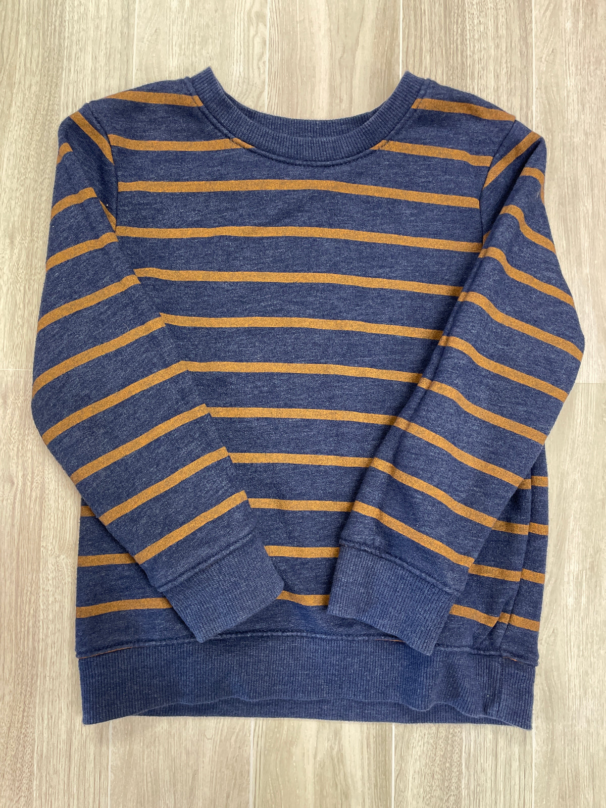 4T Navy/Camel Crewneck