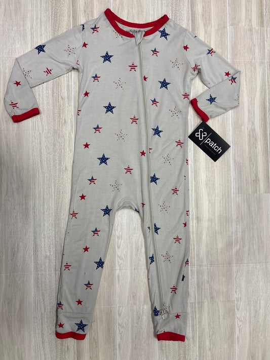 4T Kyte RWB Stars Pajama Romper