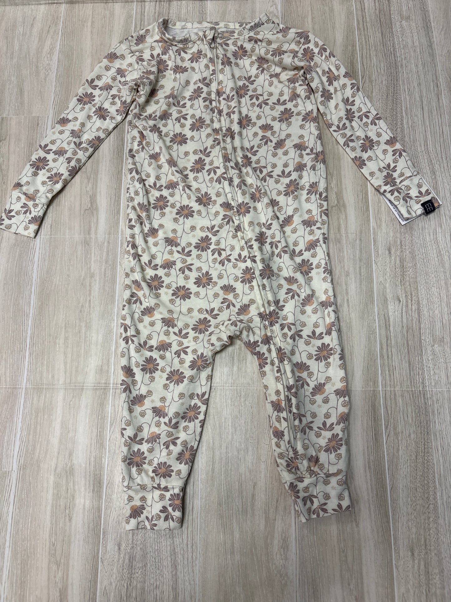 18m Off White Floral Pajama