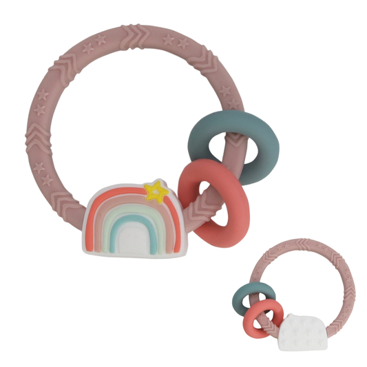 Busy Baby - Rainbow Teether