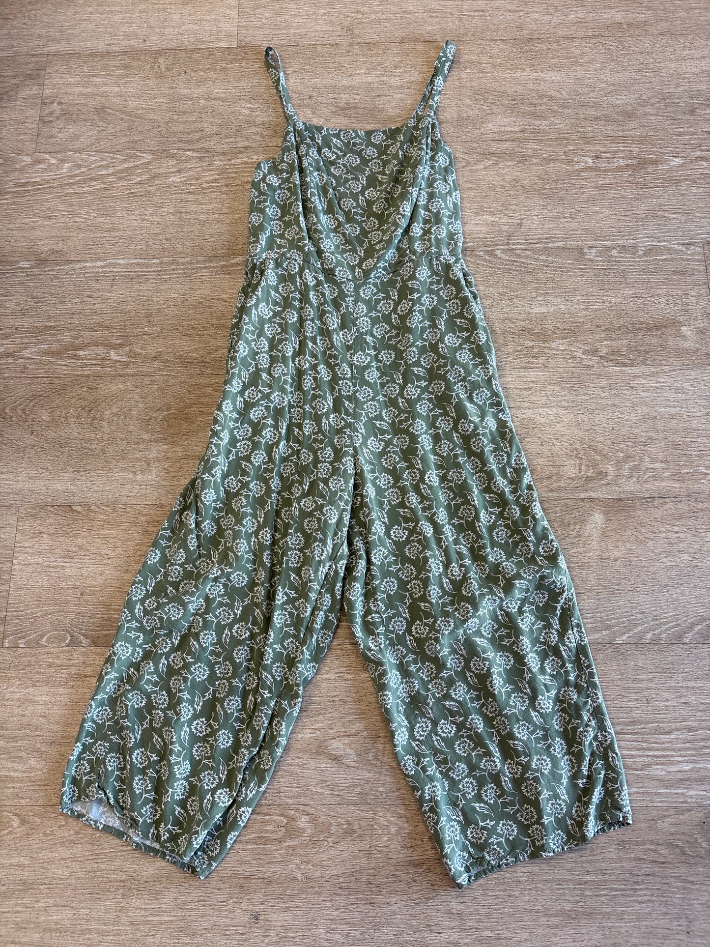 Womens XSmall Green Floral Jumper