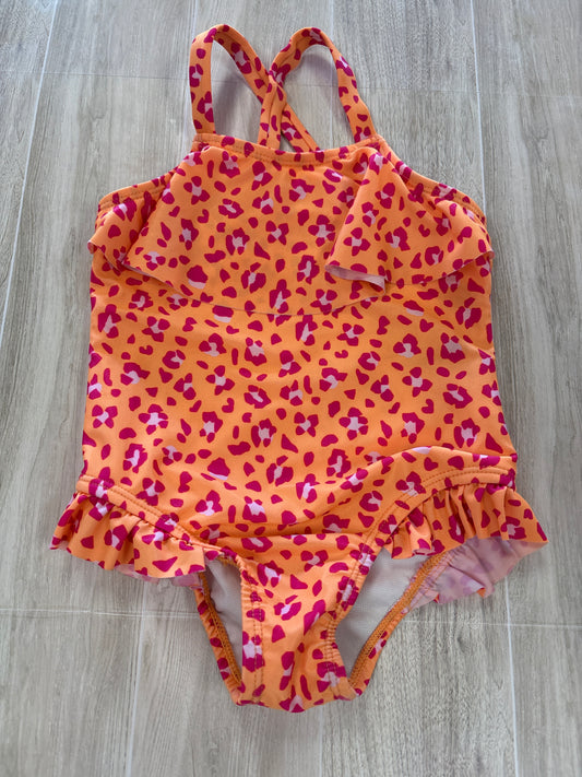 2T Neon Leopard One Piece Swimsuit