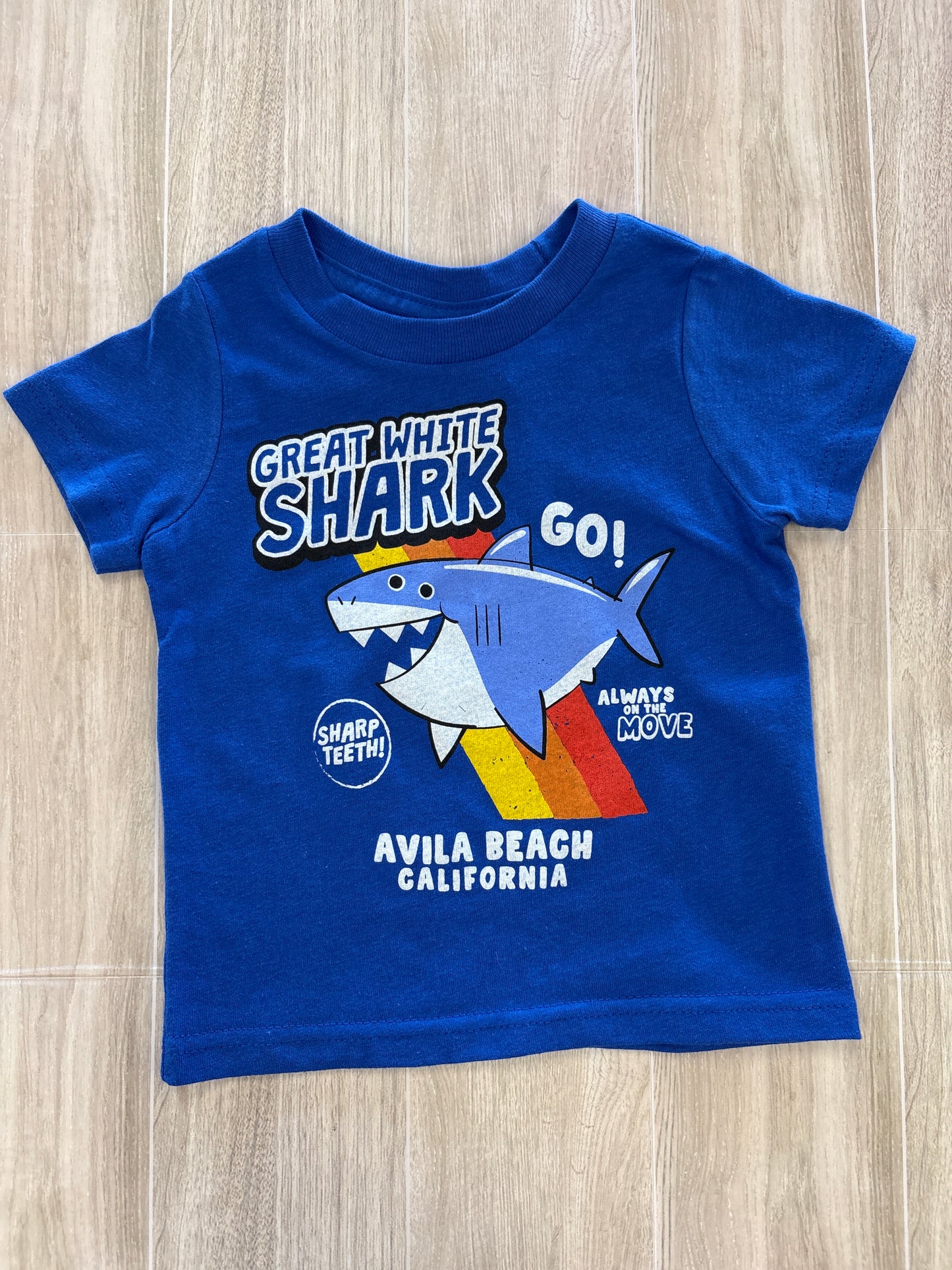 6m Blue Great White Shark Tee