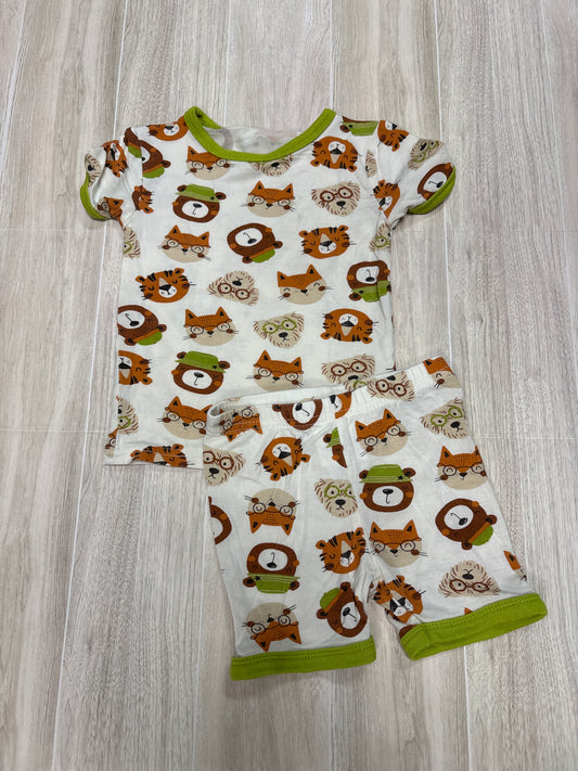 18m Cat/Bear/Dog 2 Piece Shortie Pajama Set