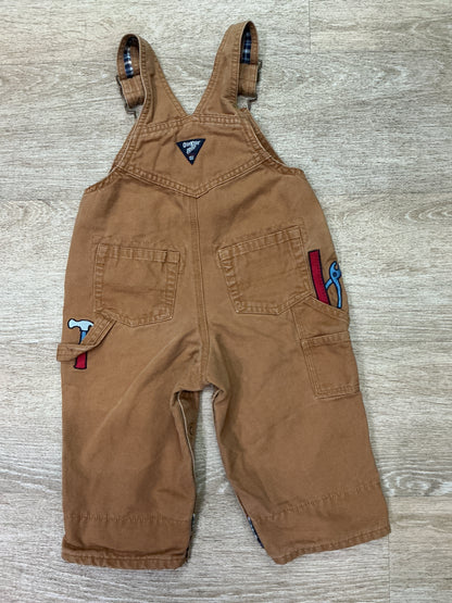 12m VINTAGE OshKosh Tool Design Overalls