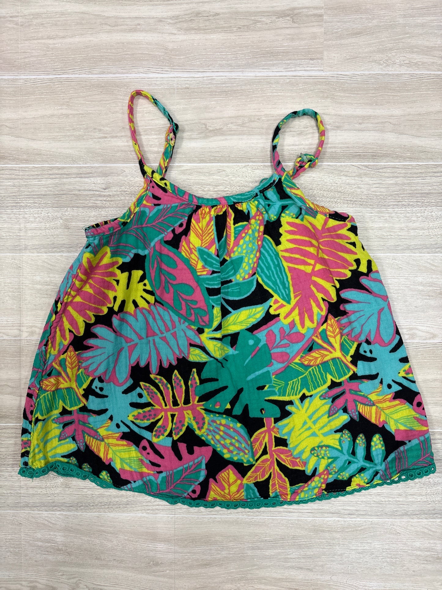 8 Neon Leafy Tank