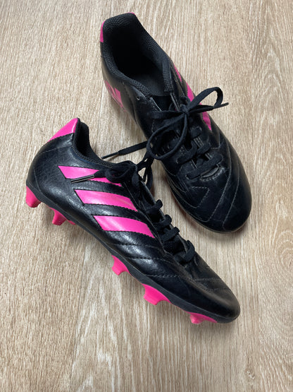 3Y Pink/Black Adidas Cleats
