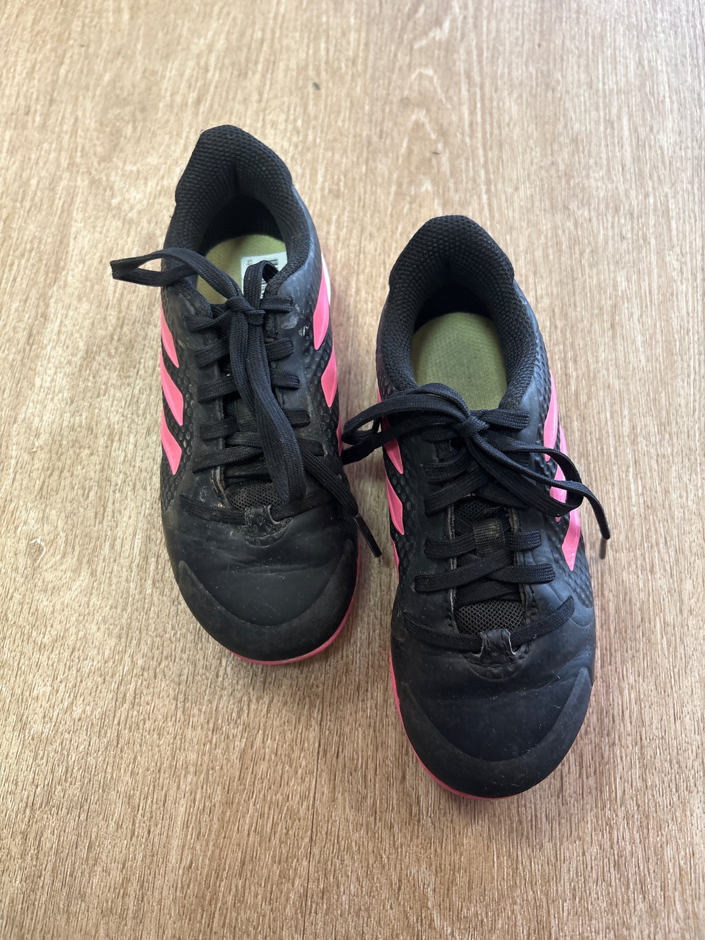 12c Black/Pink Adidas Cleats