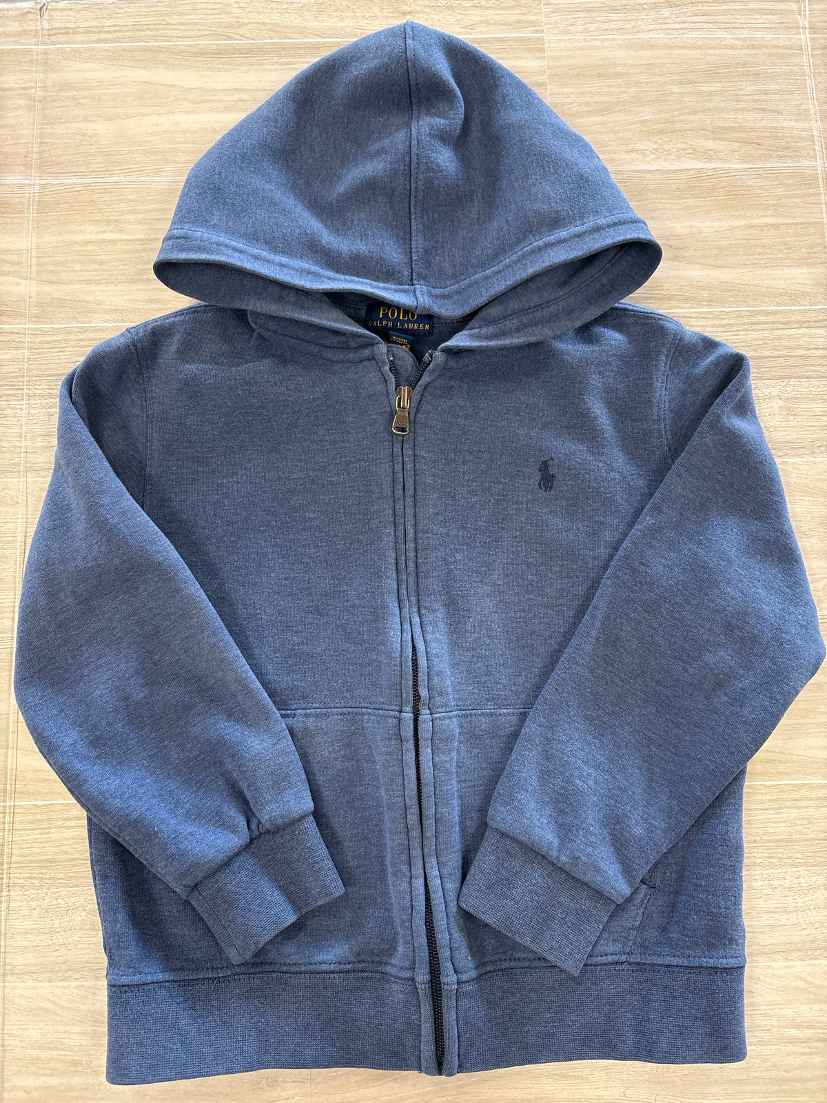6 Ralph Lauren Blue Zip Up Hoodie