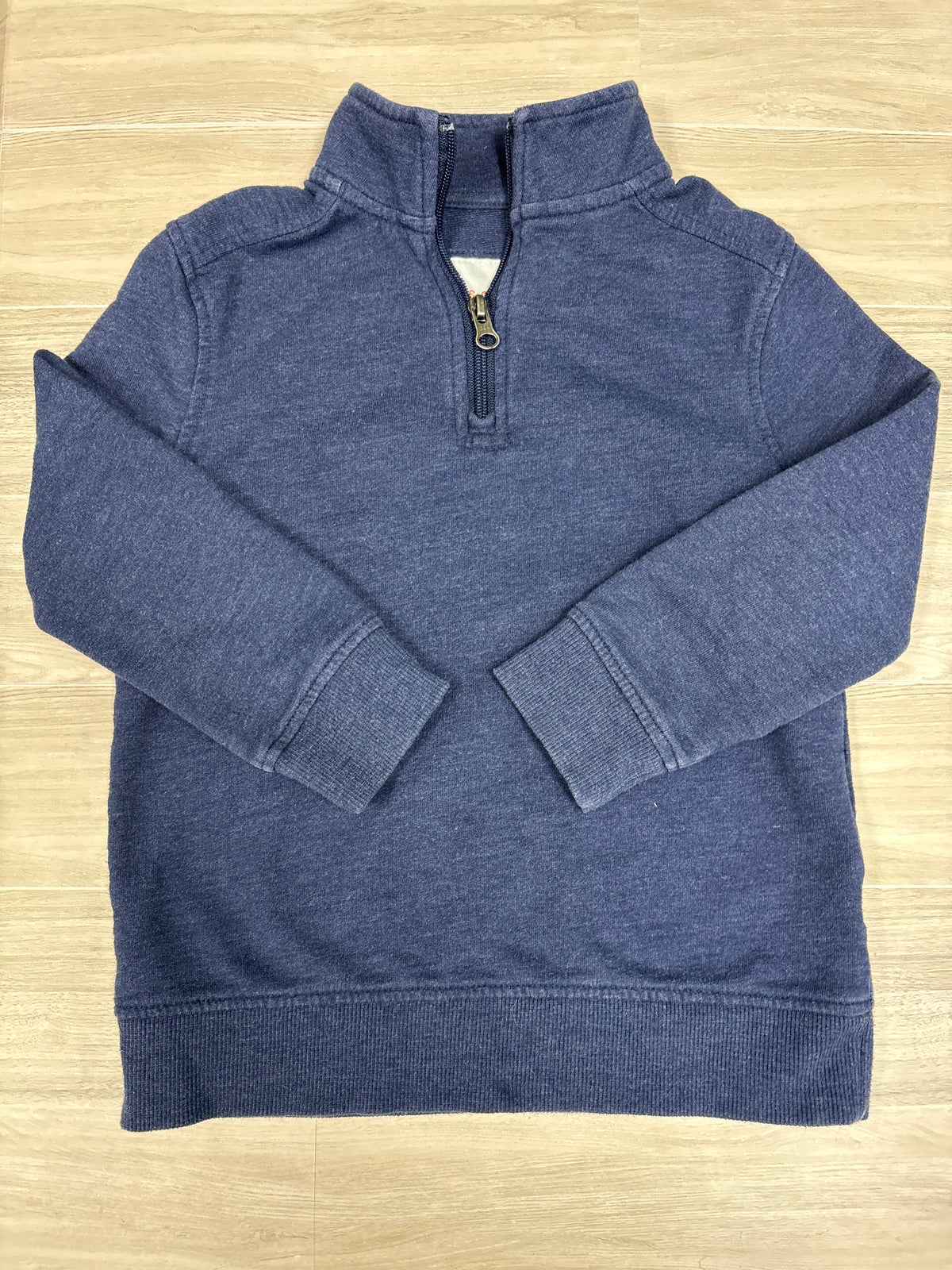 4/5T Navy Quarter Zip Sweater