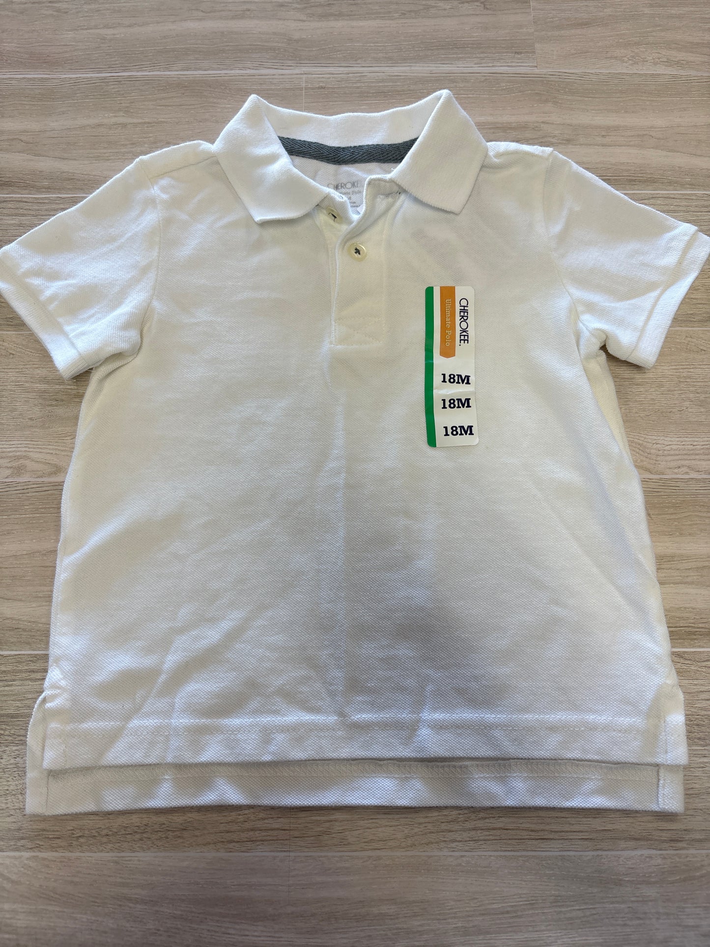NWT 18m White Cherokee Polo