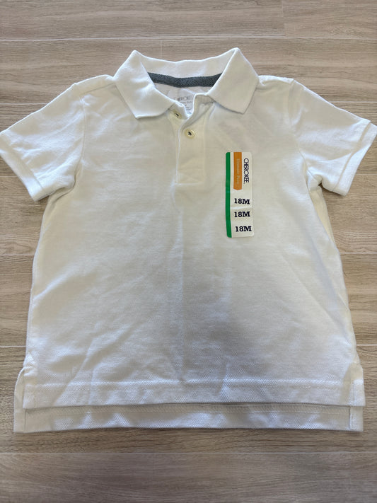 NWT 18m White Cherokee Polo