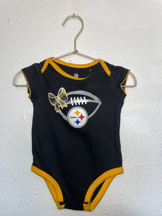 6-9m Steelers Onesie