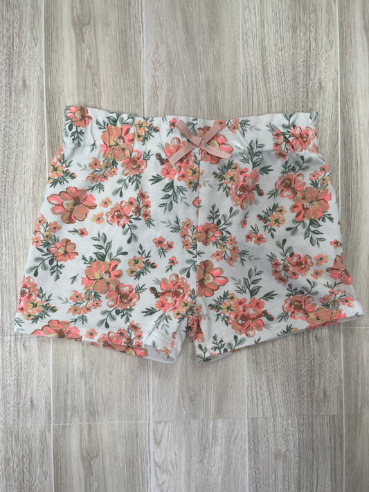 24m White Floral Soft Short