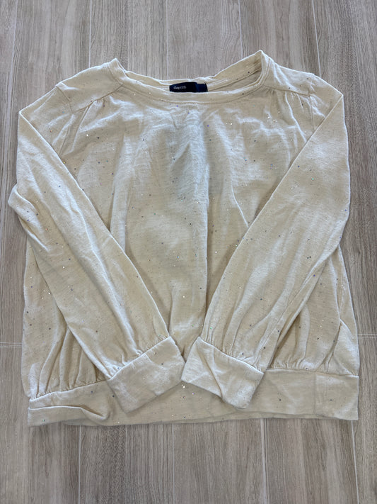 6/7 Cream Gap Sparkle Long Sleeve