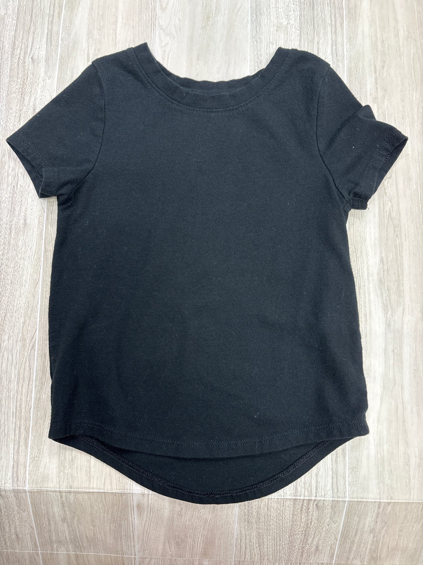 4T Black Basic Tee