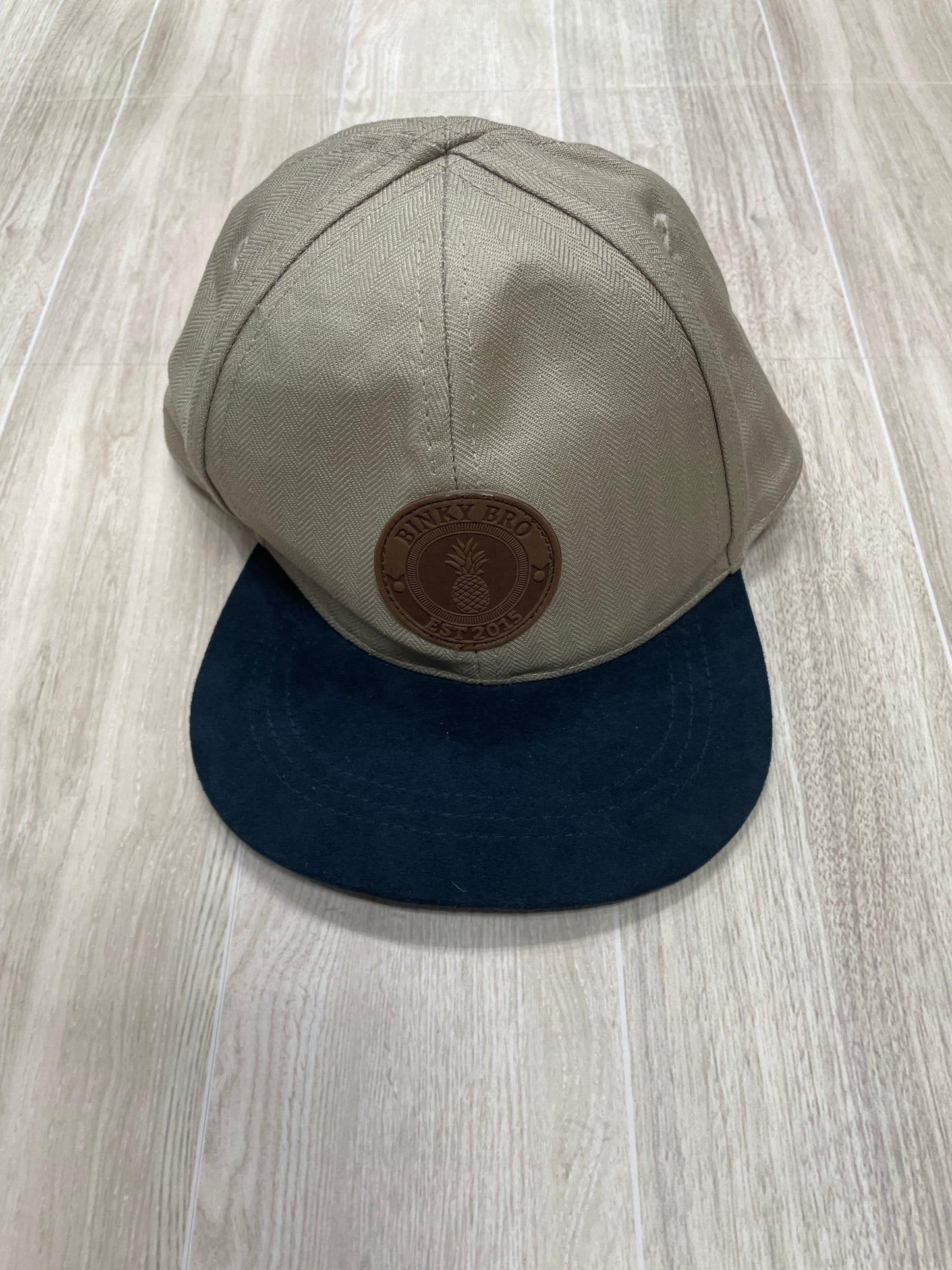 Hat - Binky Bro - Tan/Navy Logo
