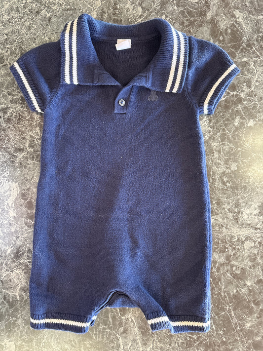 18-24m GAP Navy Knit Romper