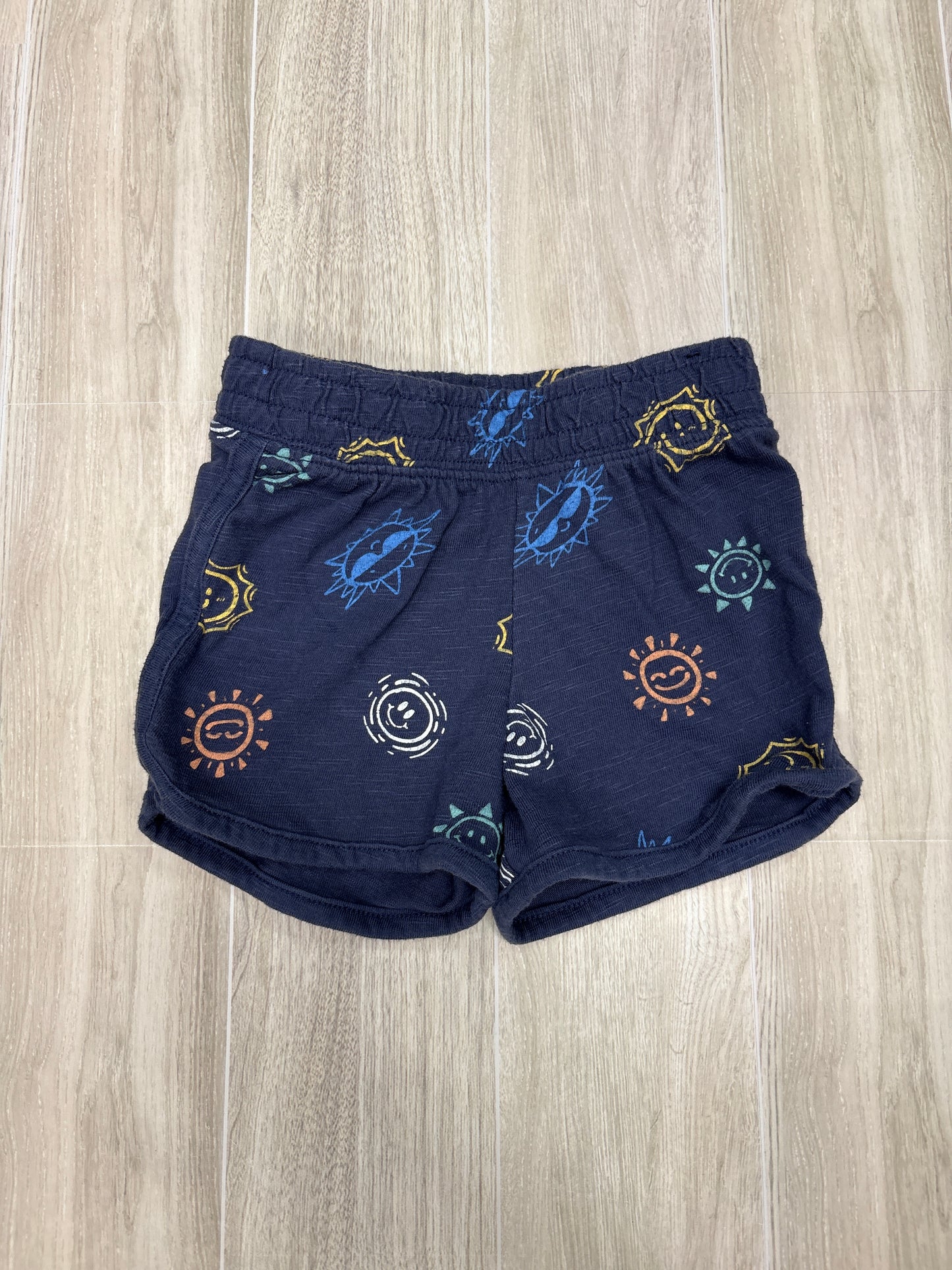 18m Navy Suns Soft Shorts