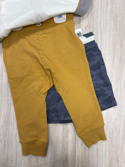 NWT 18m Tommy Bahama 3 Piece Graphic Tee + Shorts + Jogger Set