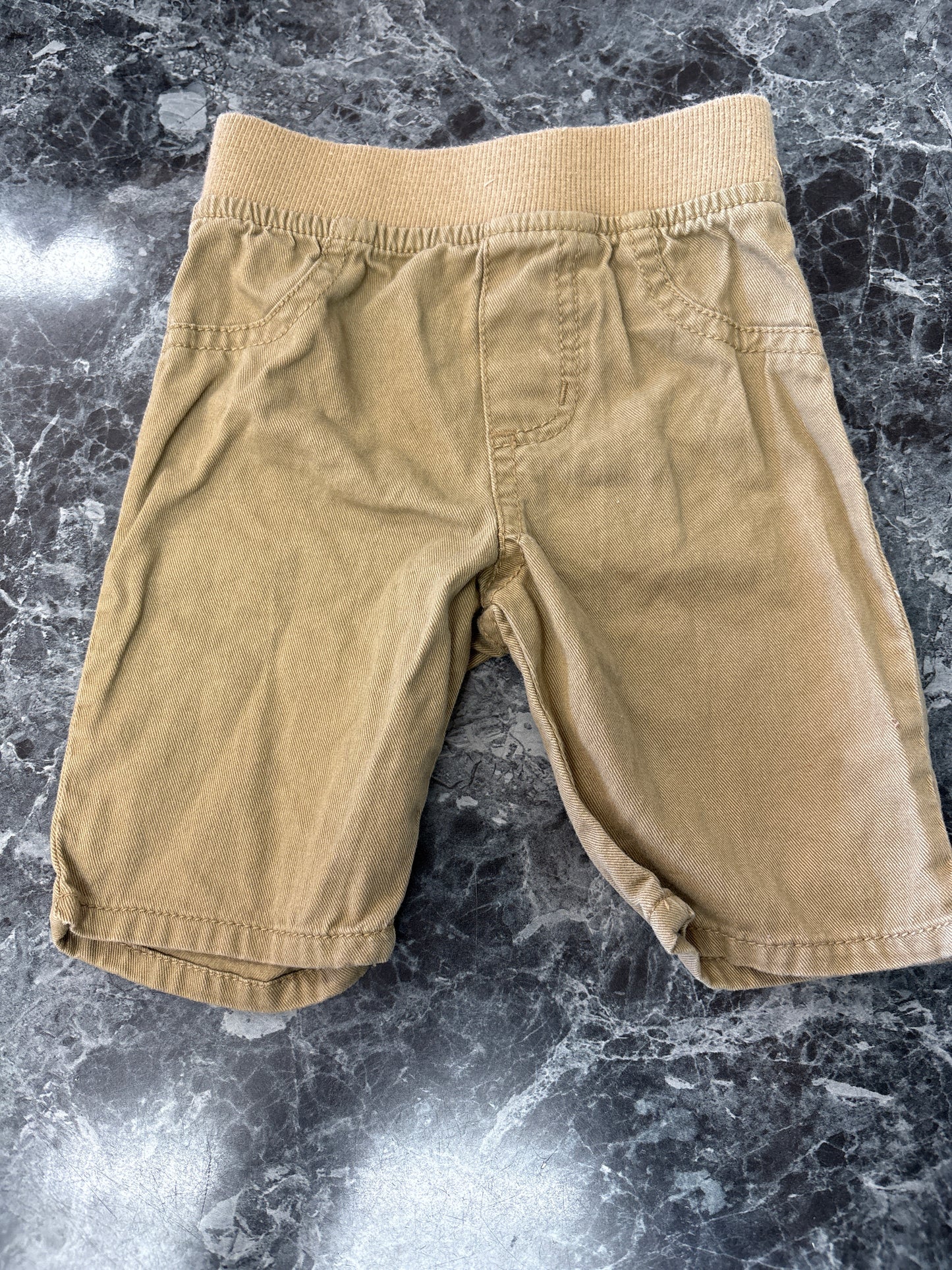 Newborn Khaki Pull On Pants