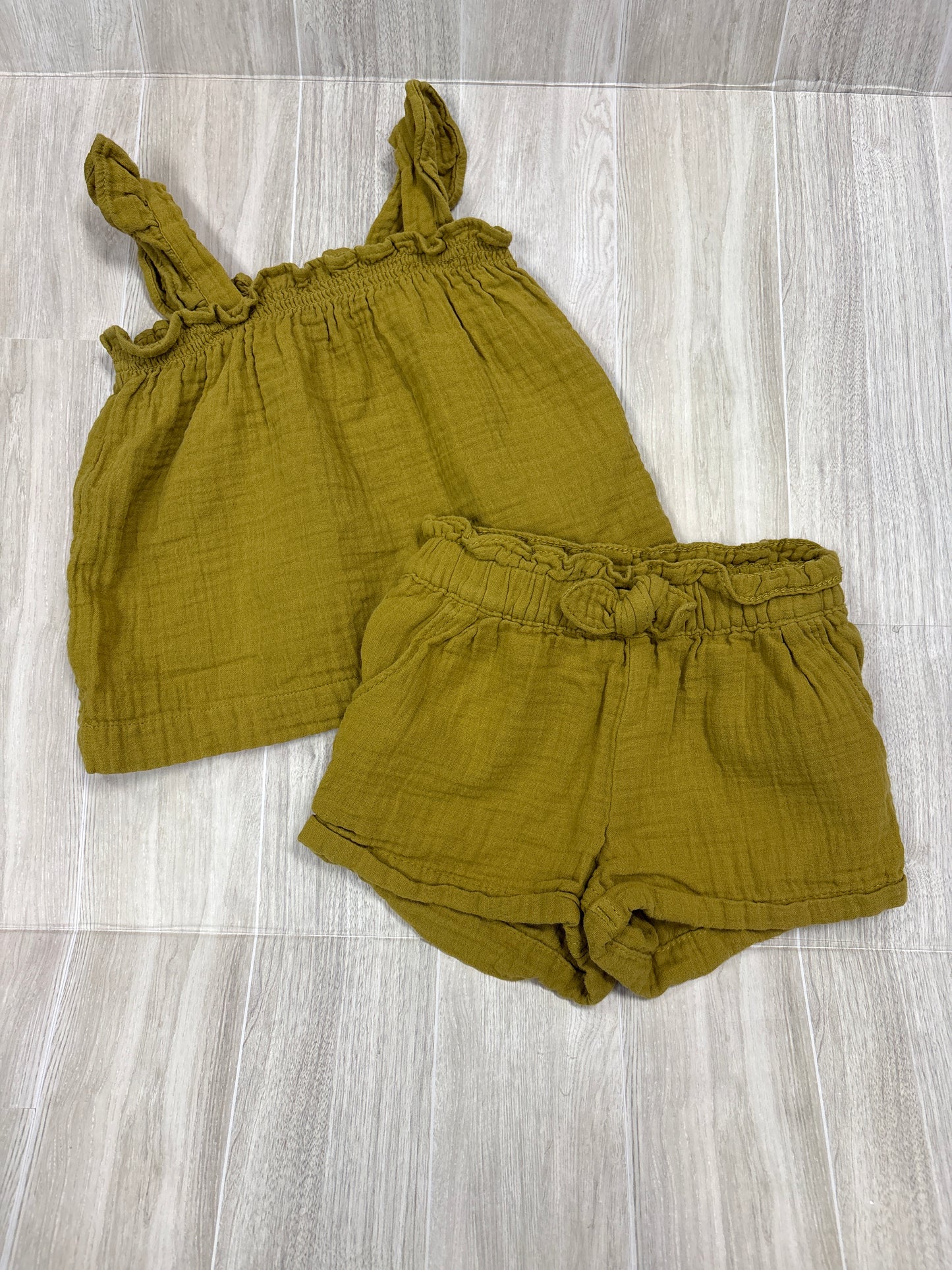 3T GAP Gold Gauze Tank + Shorts Set