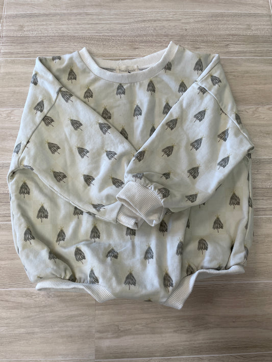 18-24m Holiday Tree Long Sleeve Bubble Romper
