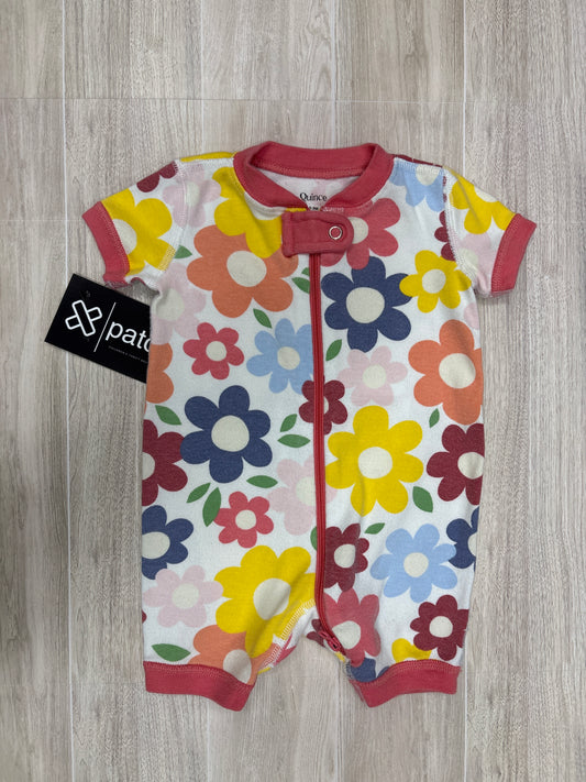 0-3m Quince Floral Shortie Pajama