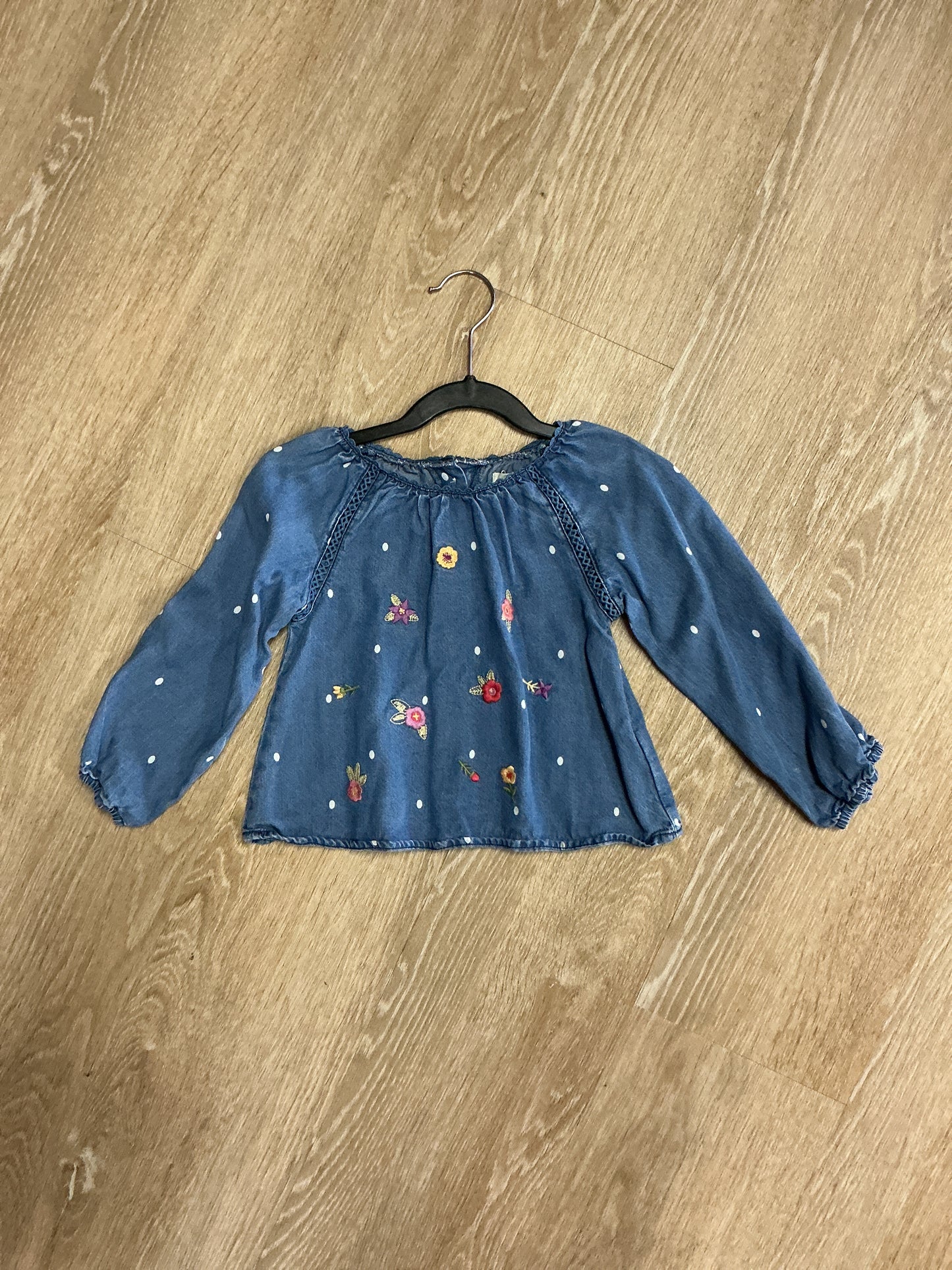 18-24m Peek Embroidered Floral Shirt