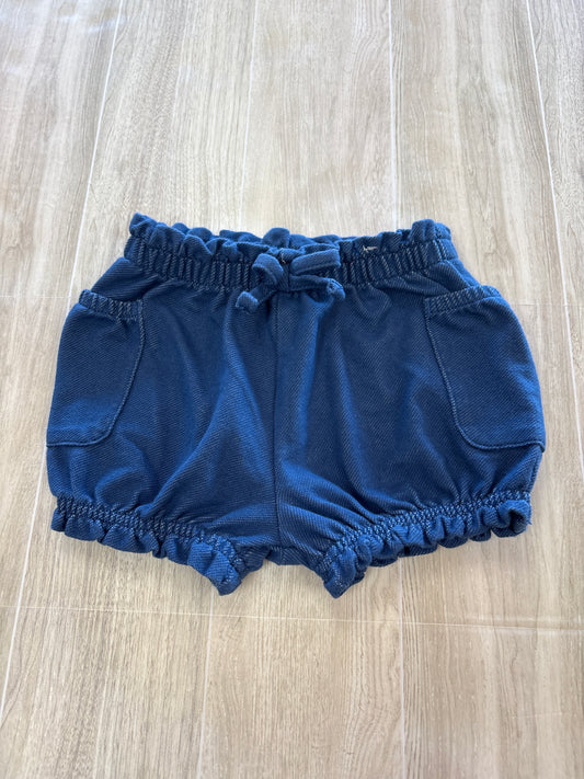 0-3m Faux Denim Bubble Bloomers
