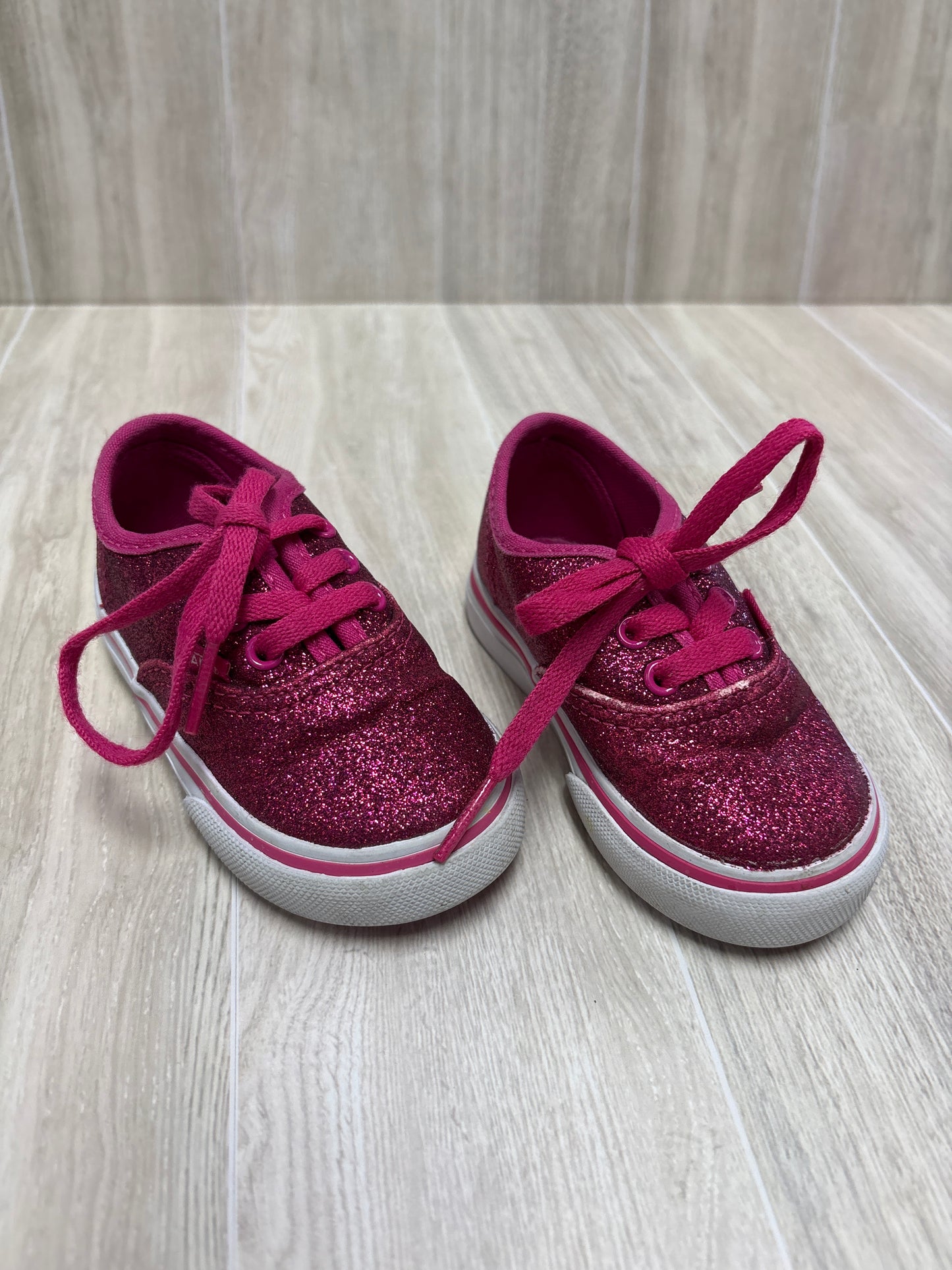 4.5c Pink Glitter Vans