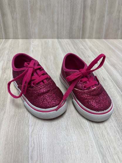 4.5c Pink Glitter Vans