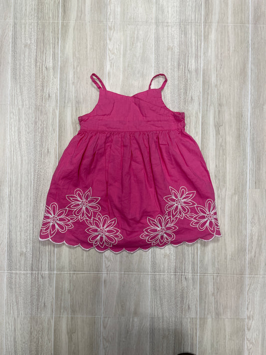 0-3m Pink Flower Tank Dress