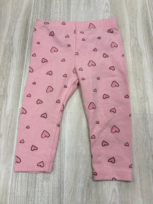 3-6m Pink Heart Legging