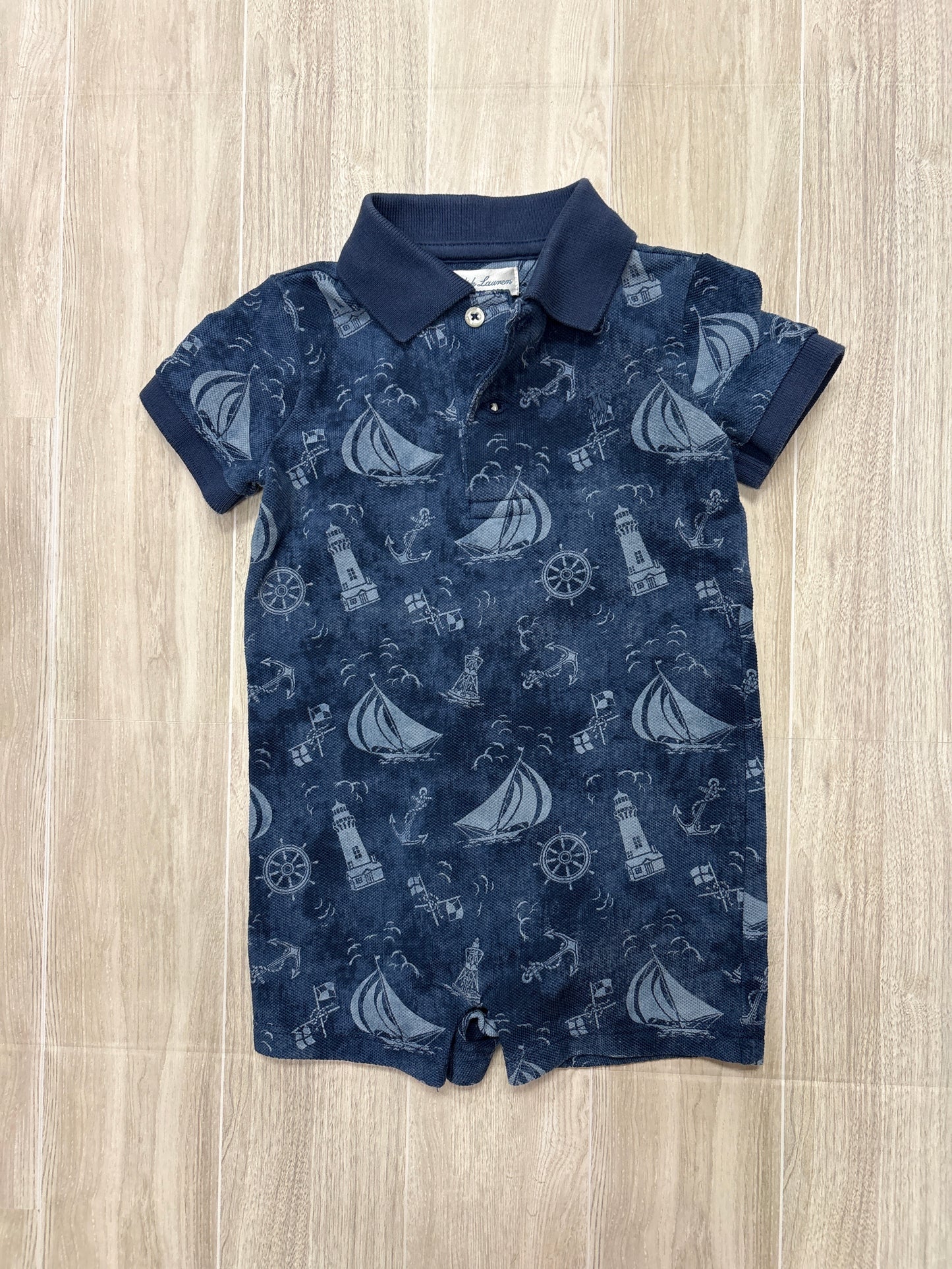 9m Ralph Lauren Nautical Shortie Romper